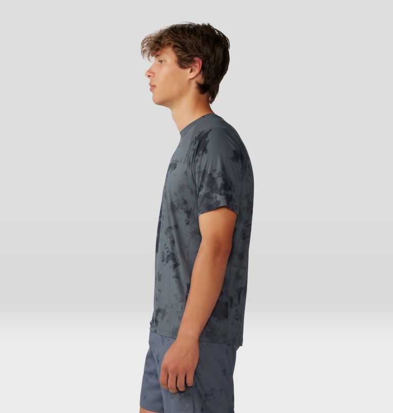Men's Crater Lake Short Sleeve, Color: Volcanic Nebula Print, image 3