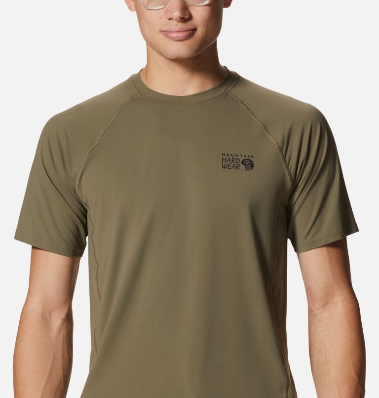 Men's Crater Lake Short Sleeve, Color: Stone Green, image 4