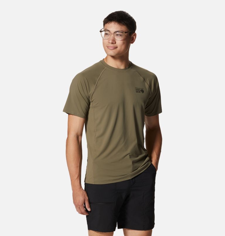 Men's Crater Lake Short Sleeve, Color: Stone Green, image 5