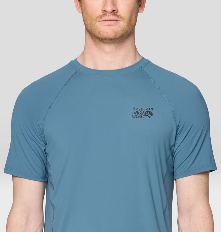 Men's Crater Lake Short Sleeve, Color: Adriatic Blue, image 4