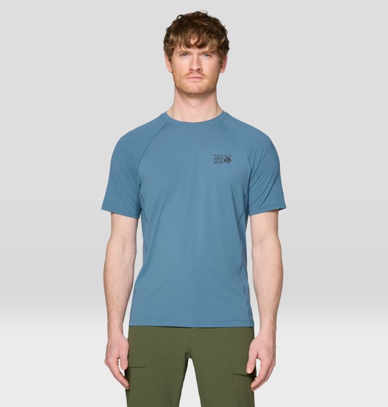 Men's Crater Lake Short Sleeve, Color: Adriatic Blue, image 1
