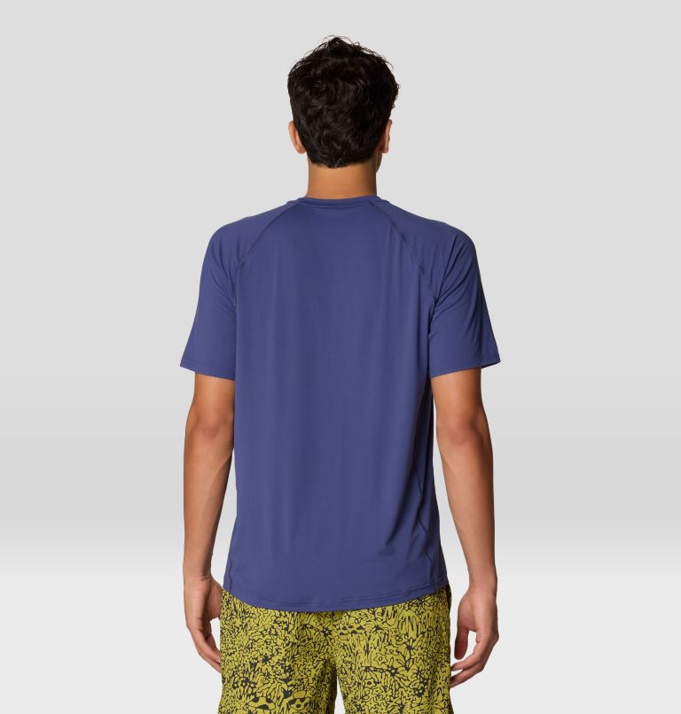 Men's Crater Lake Short Sleeve, Color: Lapis Dusk, image 3