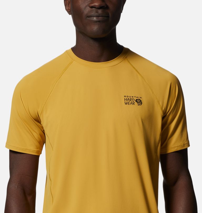 Thumbnail: Men's Crater Lake Short Sleeve, Color: Desert Yellow, image 4
