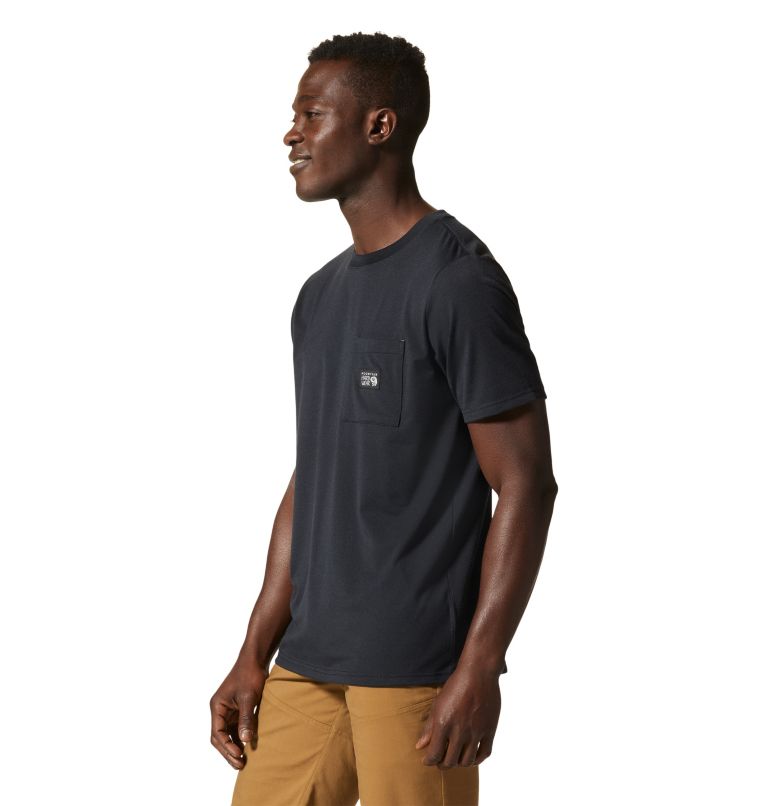 Men's Wander Pass Short Sleeve, Color: Black, image 3