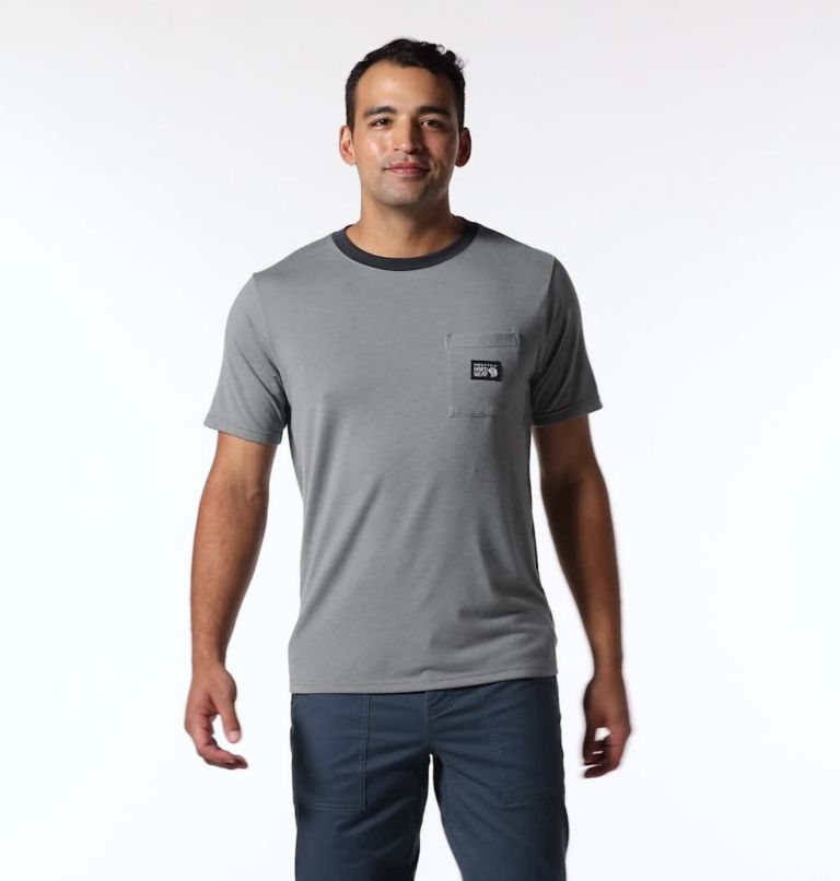 Thumbnail: T-shirt à manches courtes Wander Pass Homme, Color: Foil Grey EOE Heather, image 2