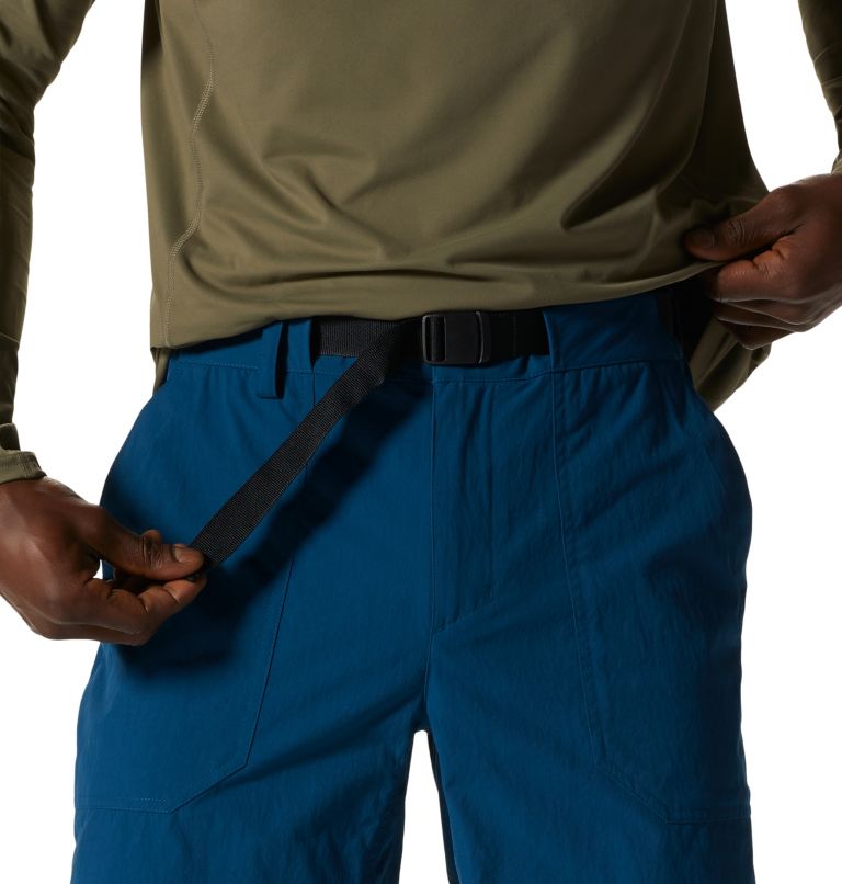 Stryder Belted Short, Color: Dark Caspian, image 4