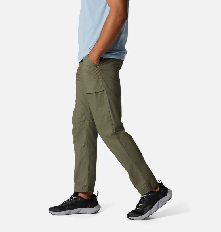 Men's J Tree Belted Pant, Color: Stone Green, image 3