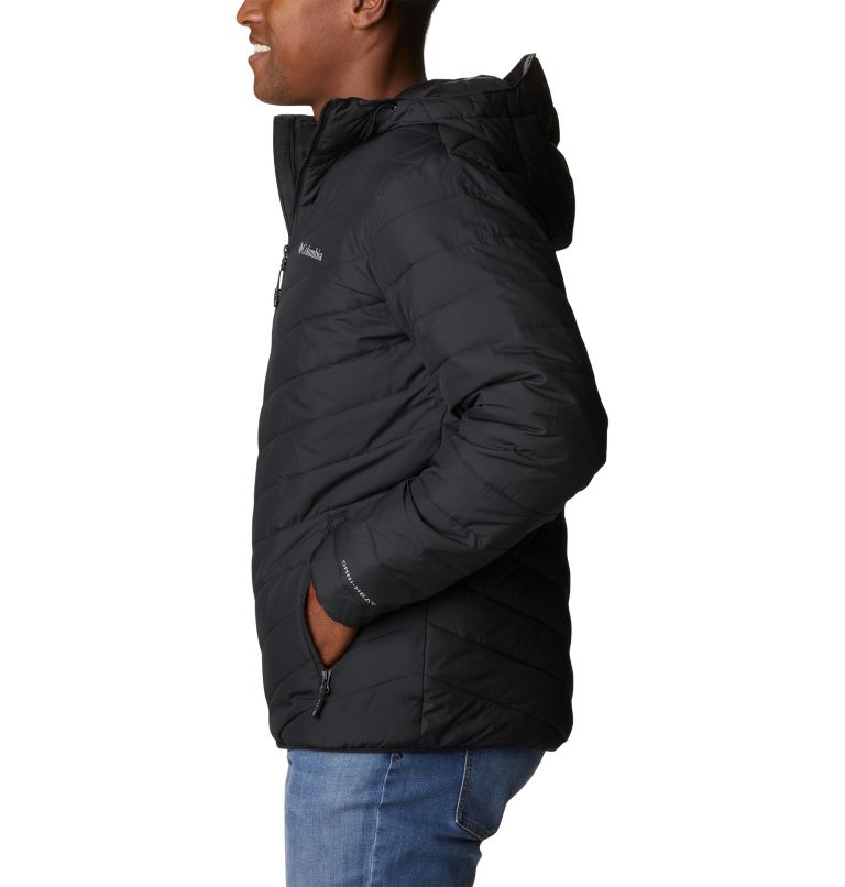 Thumbnail: Manteau à capuchon Eddie Gorge pour homme, Color: Black, image 3