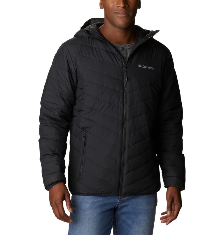 Men's Eddie Gorge Omni-Heat Infinity Hooded Jacket, Color: Black, image 1