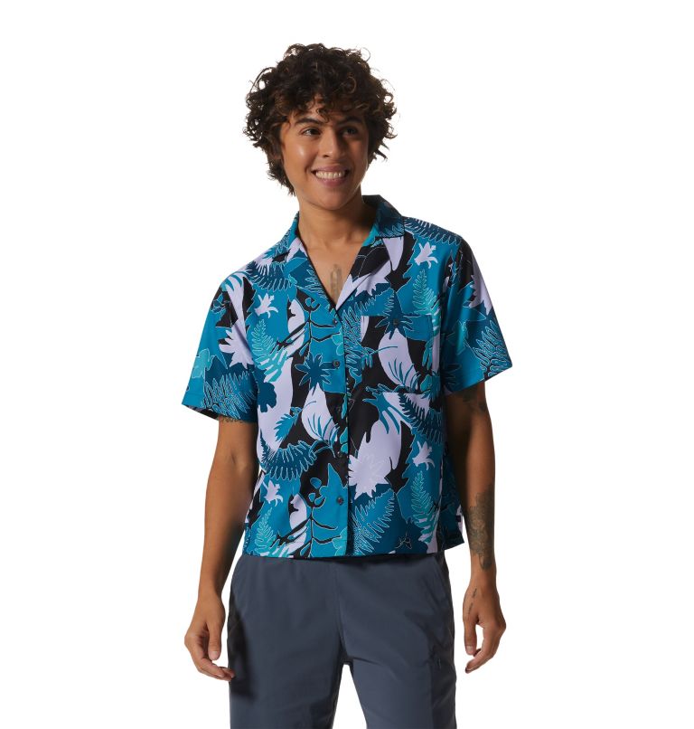 Chemise à manches courtes Shade Lite Femme, Color: Vinca Flora Print, image 1