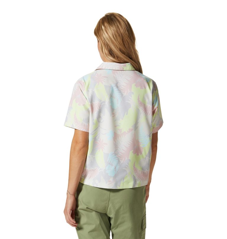 Women's Shade Lite Short Sleeve Shirt, Color: Pale Rose Flora Print, image 2
