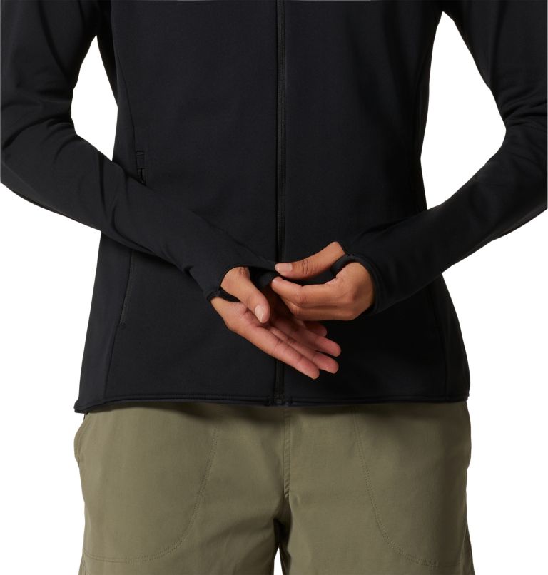 Women's Mountain Stretch Full Zip Hoody, Color: Black, image 5