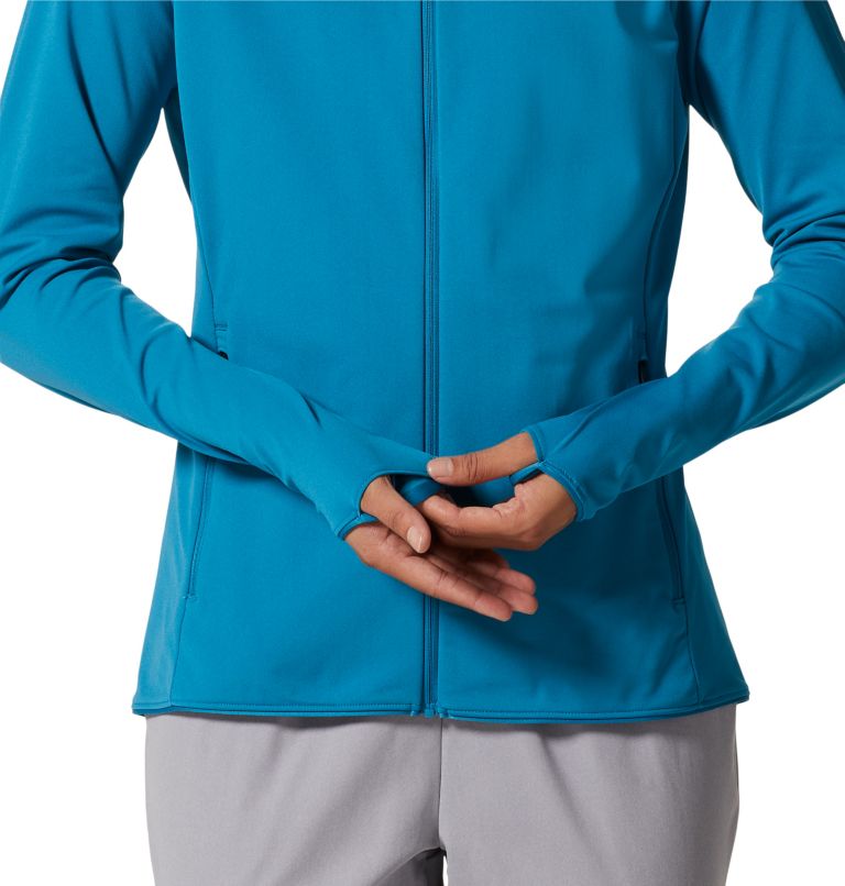 Thumbnail: Women's Mountain Stretch Full Zip Hoody, Color: Vinson Blue, image 5