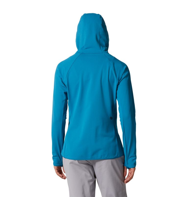 Women's Mountain Stretch Full Zip Hoody, Color: Vinson Blue, image 2