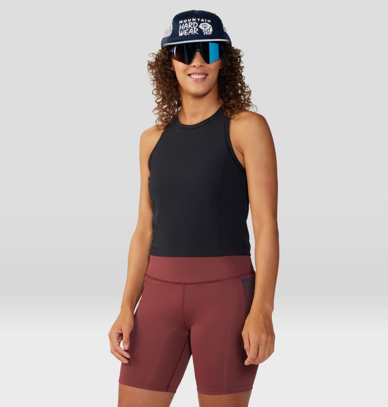 Women's Mountain Stretch Tanklette, Color: Black, image 6