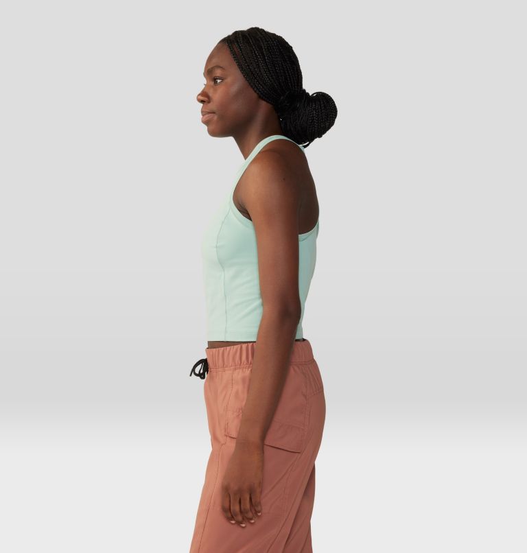 Women's Mountain Stretch Tanklette, Color: Mineral Spring, image 3