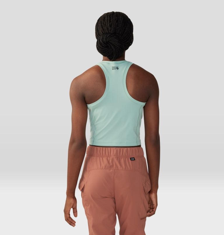 Women's Mountain Stretch Tanklette, Color: Mineral Spring, image 2