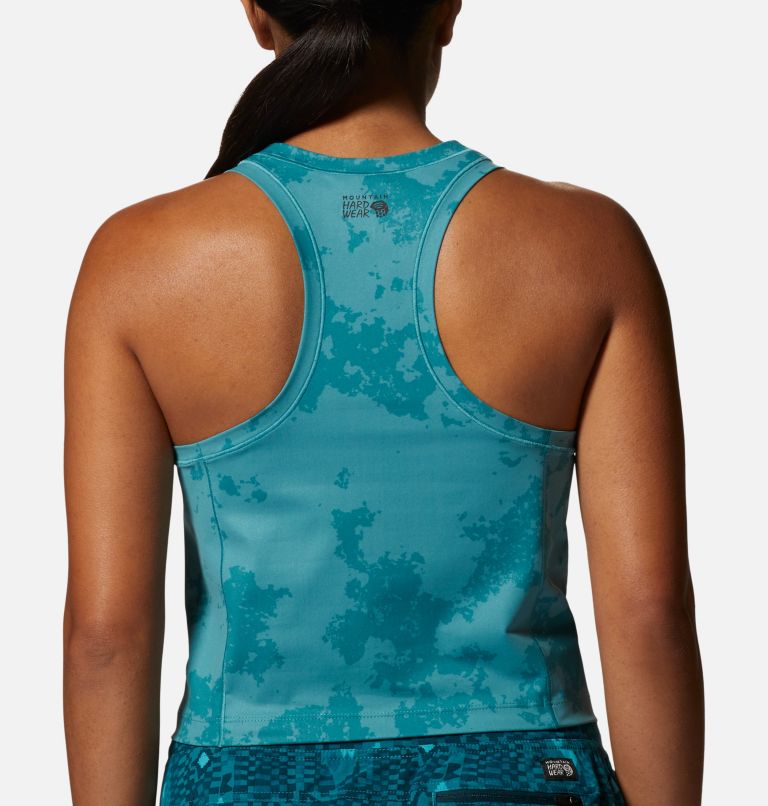 Thumbnail: Women's Mountain Stretch Tanklette, Color: Palisades Scatter Dye Print, image 5