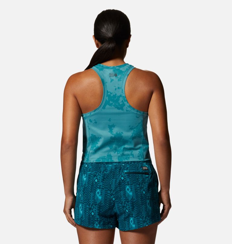 Thumbnail: Women's Mountain Stretch Tanklette, Color: Palisades Scatter Dye Print, image 2