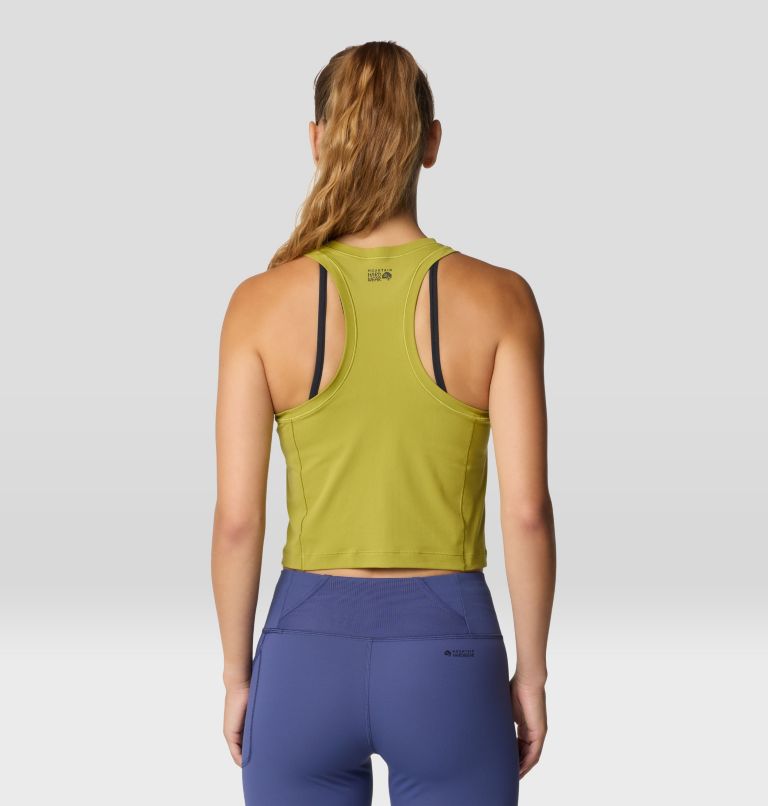 Women's Mountain Stretch Tanklette, Color: Moon Moss, image 2