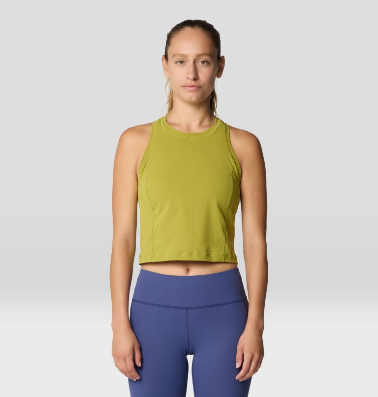 Women's Mountain Stretch Tanklette, Color: Moon Moss, image 1