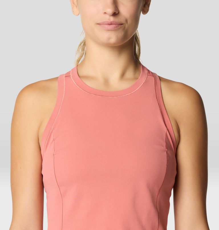Women's Mountain Stretch Tanklette, Color: Fleurs, image 5
