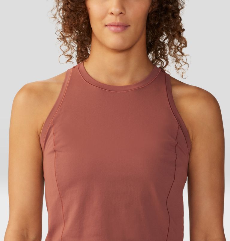 Women's Mountain Stretch Tanklette, Color: Clay Earth, image 4
