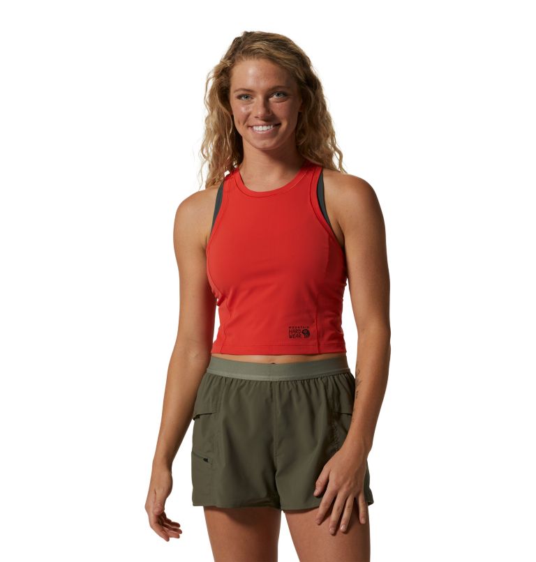 Thumbnail: Mountain Stretch Tanklette | 843 | L, Color: Summit Red, image 1