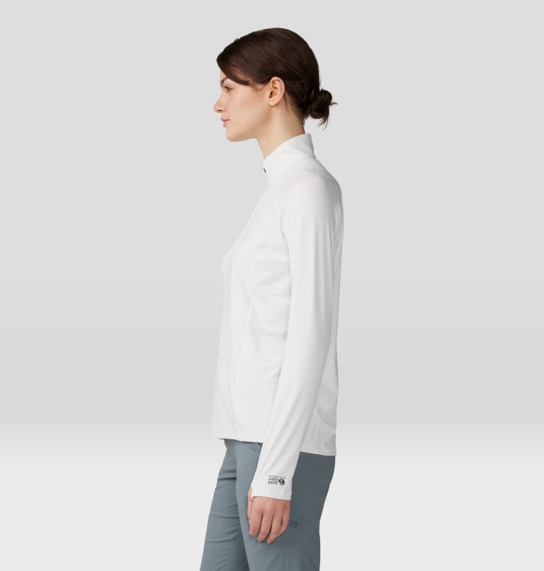 Women's Crater Lake 1/2 Zip, Color: Fogbank, image 3
