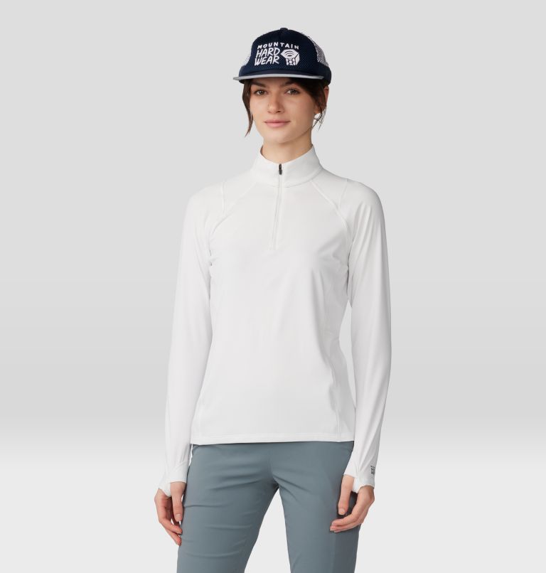 Women's Crater Lake 1/2 Zip, Color: Fogbank, image 6