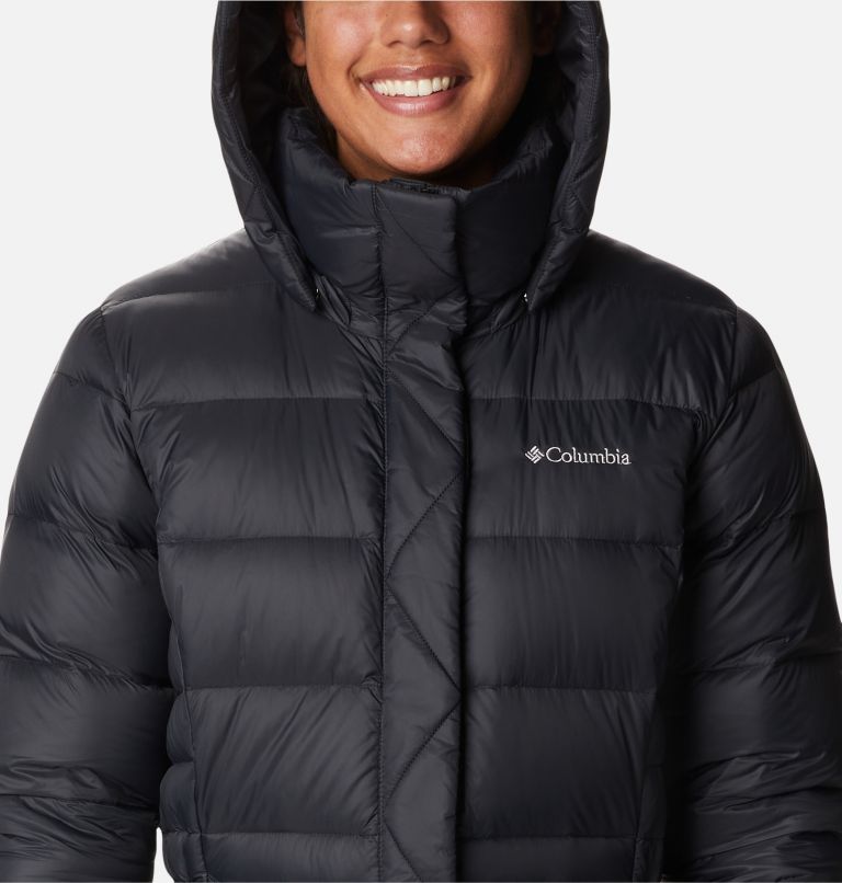 Women's hexbreaker long outlet down jacket