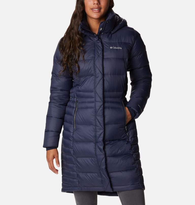 Hexbreaker long down jacket online