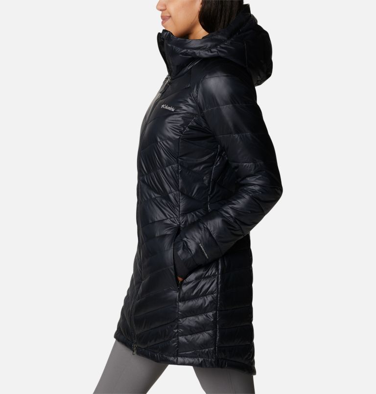 Thumbnail: Women's Joy Peak Hooded Mid Insulated Jacket, Color: Black, image 3