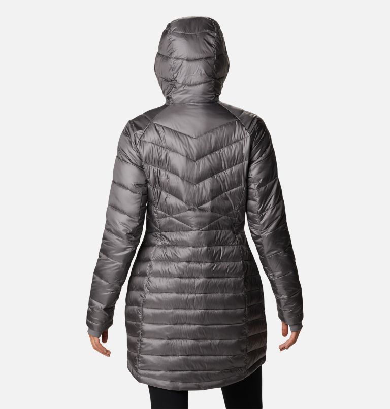 Thumbnail: Women's Joy Peak Omni-Heat Infinity Mid Insulated Hooded Jacket, Color: City Grey, image 2