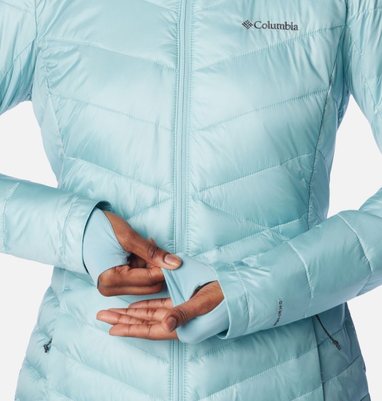 Manteau mi-long Joy Peak pour femme, Color: Aqua Haze, image 7