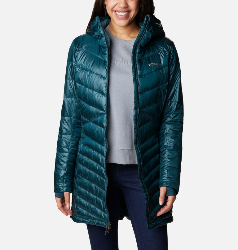 Columbia Women's Joy Peak Jacket, Aqua Haze, X-Small at