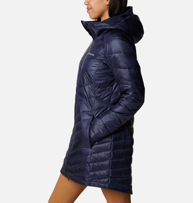 Thumbnail: Women's Joy Peak Mid Insulated Hooded Jacket, Color: Dark Nocturnal, image 3
