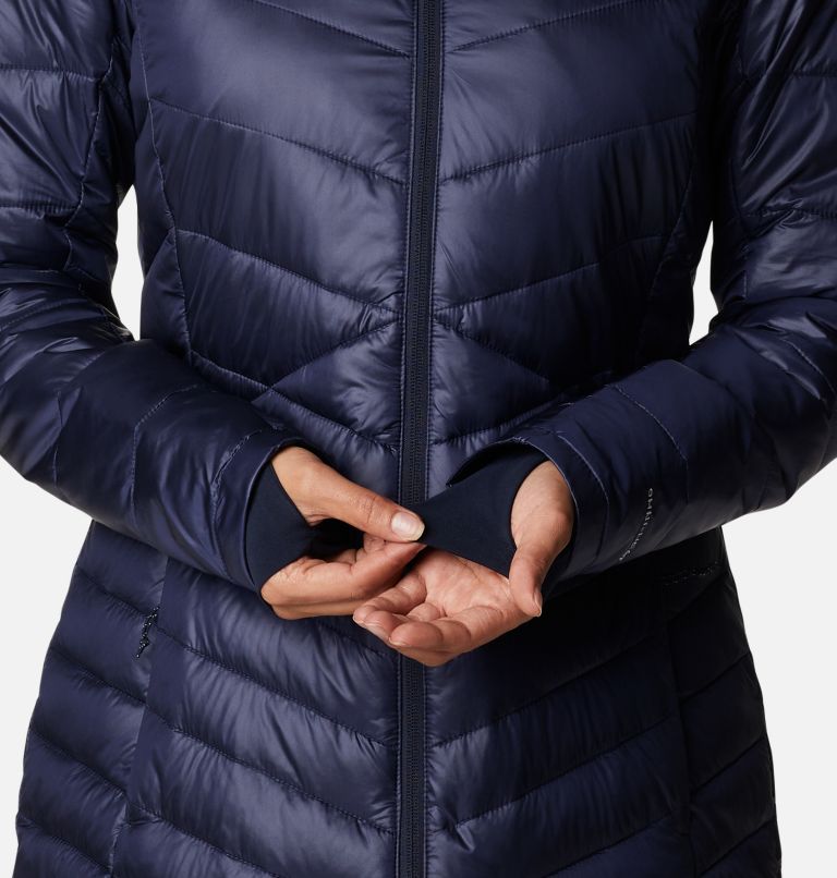 Thumbnail: Women's Joy Peak Omni-Heat Infinity Mid Insulated Hooded Jacket, Color: Dark Nocturnal, image 7