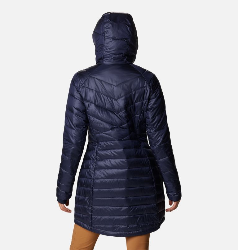 Thumbnail: Women's Joy Peak Omni-Heat Infinity Mid Insulated Hooded Jacket, Color: Dark Nocturnal, image 2