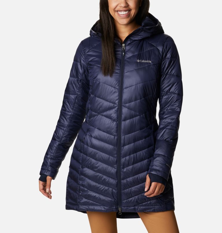Thumbnail: Women's Joy Peak Mid Insulated Hooded Jacket, Color: Dark Nocturnal, image 1