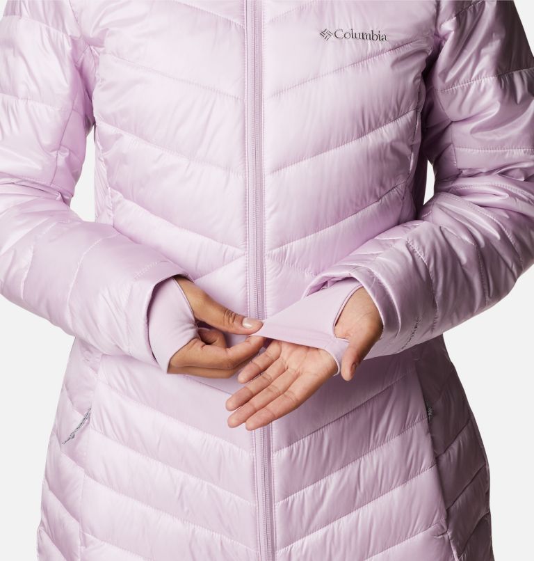 Thumbnail: Women's Joy Peak Omni-Heat Infinity Mid Insulated Hooded Jacket, Color: Aura, image 7