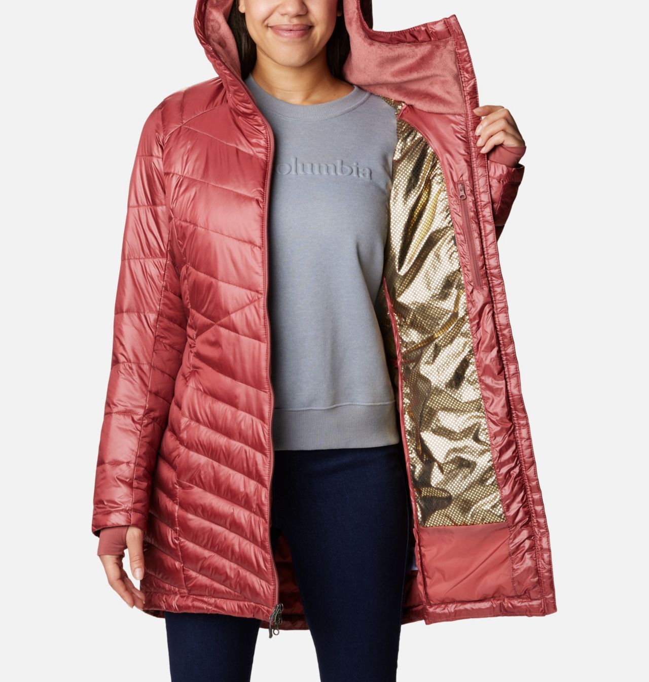 Women's Joy Peak™ Mid Insulated Hooded Jacket 5