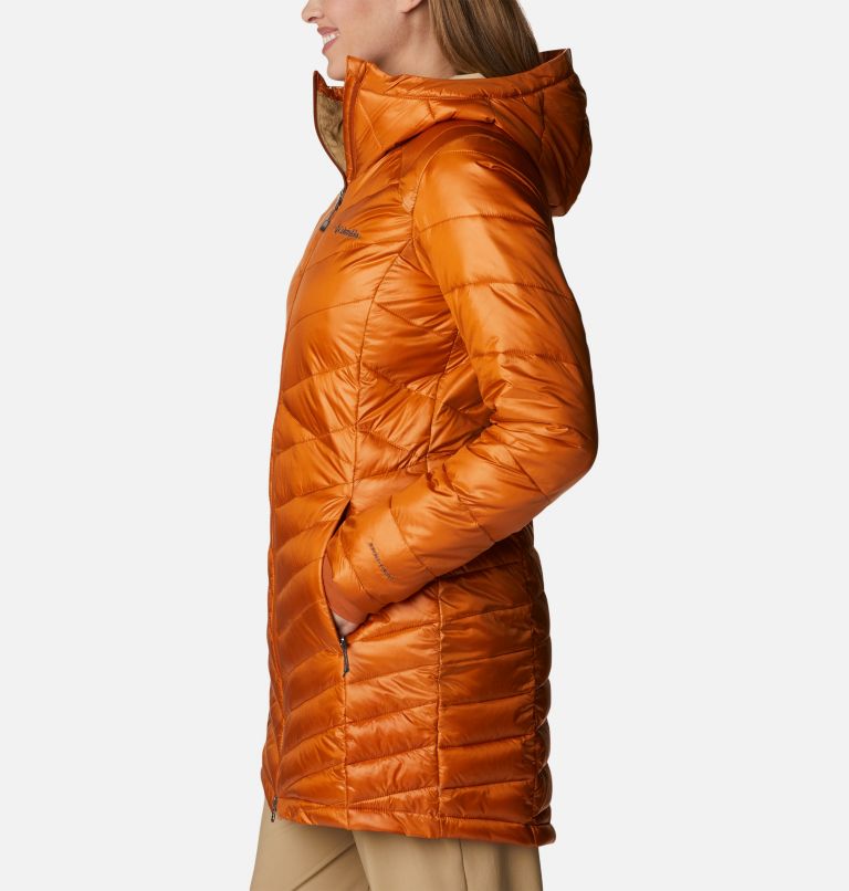Thumbnail: Women's Joy Peak Omni-Heat Infinity Mid Insulated Hooded Jacket, Color: Warm Copper, image 3