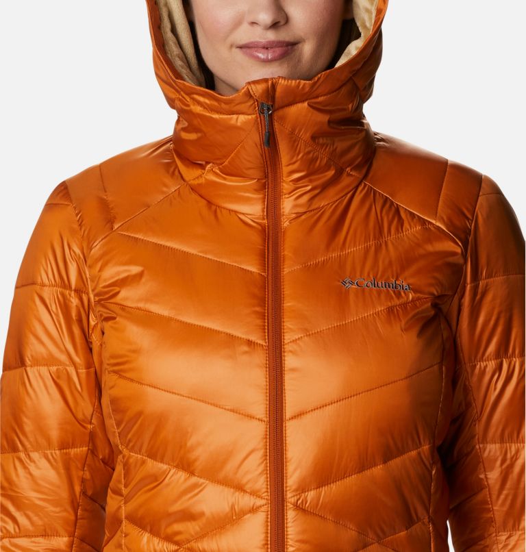 Women's Joy Peak Omni-Heat Infinity Mid Insulated Hooded Jacket, Color: Warm Copper, image 4