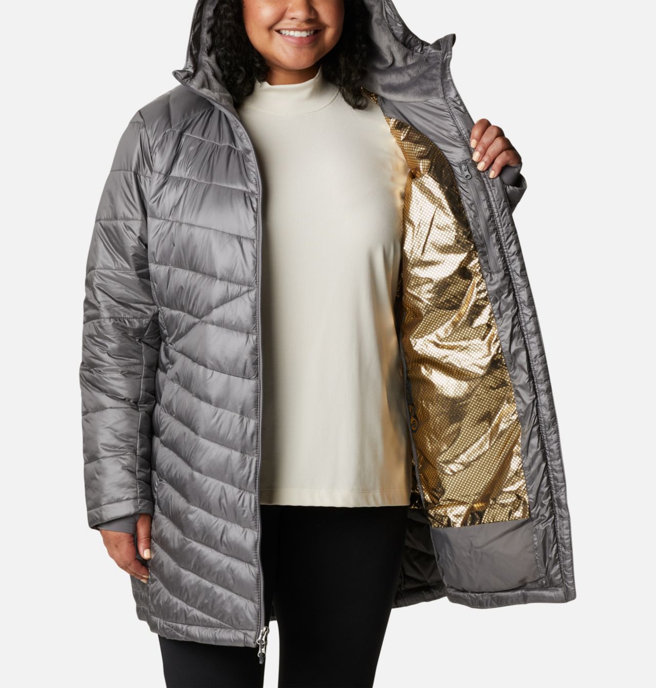 Women's Joy Peak™ Mid Insulated Hooded Jacket - Plus Size 5