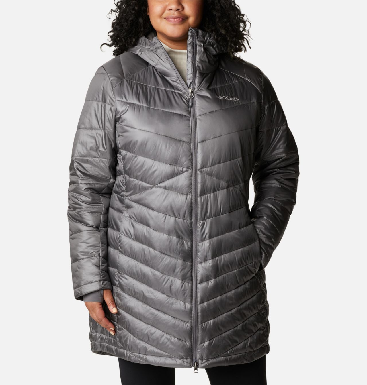 Women's Joy Peak™ Mid Insulated Hooded Jacket - Plus Size 1