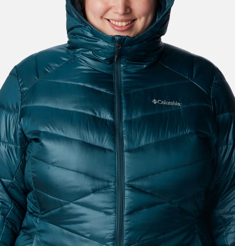 Women's Joy Peak Mid Insulated Hooded Jacket - Plus Size, Color: Night Wave, image 4