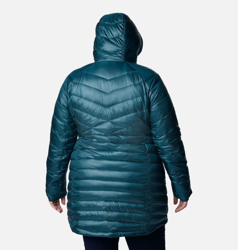 Thumbnail: Women's Joy Peak Mid Insulated Hooded Jacket - Plus Size, Color: Night Wave, image 2