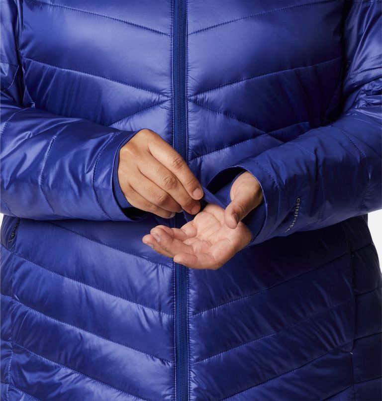 Women's Joy Peak Omni-Heat Infinity Mid Insulated Hooded Jacket - Plus Size, Color: Dark Sapphire, image 7