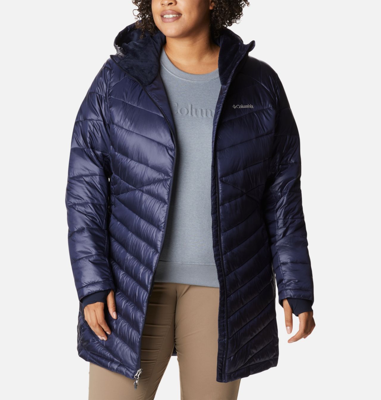 Women's Joy Peak™ Mid Insulated Hooded Jacket - Plus Size 8